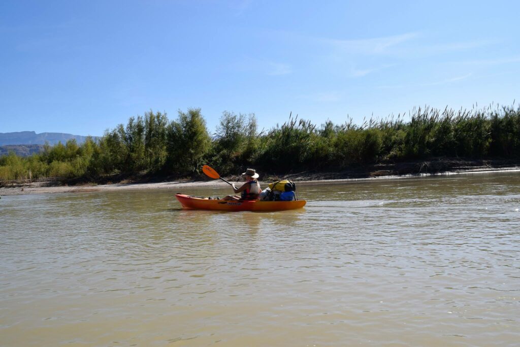 Kayaking on the Rio Grande River