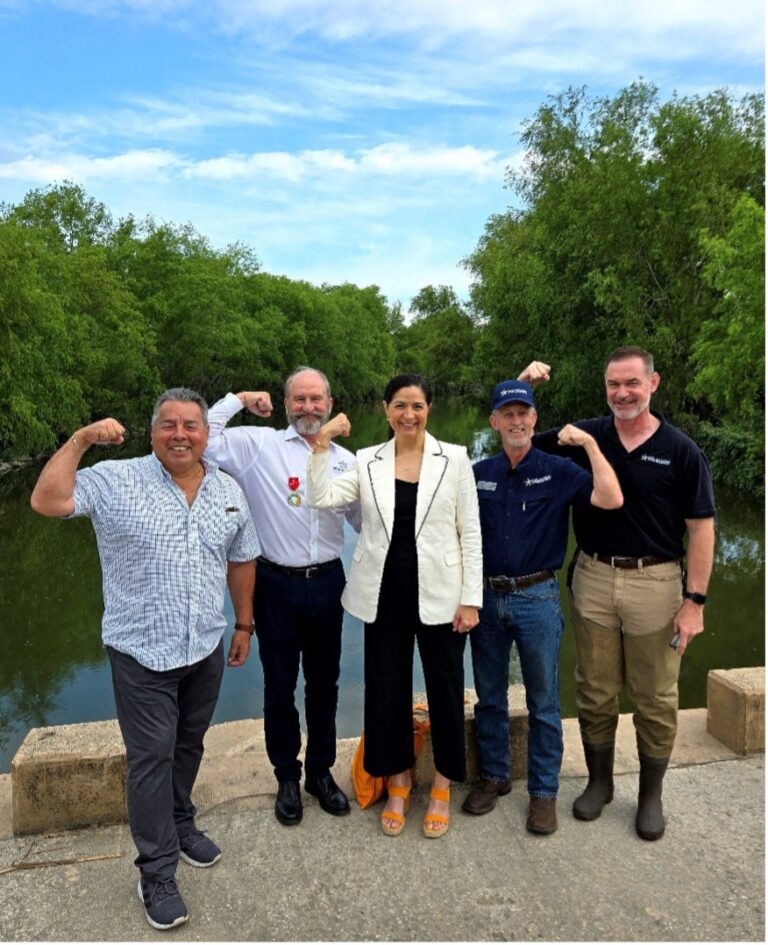 Board Members at the Mussel Reintroduction event