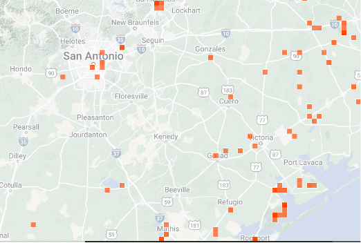 iNaturalist Chart of the Spotted Gar in Texas