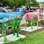 Cow art sculptures