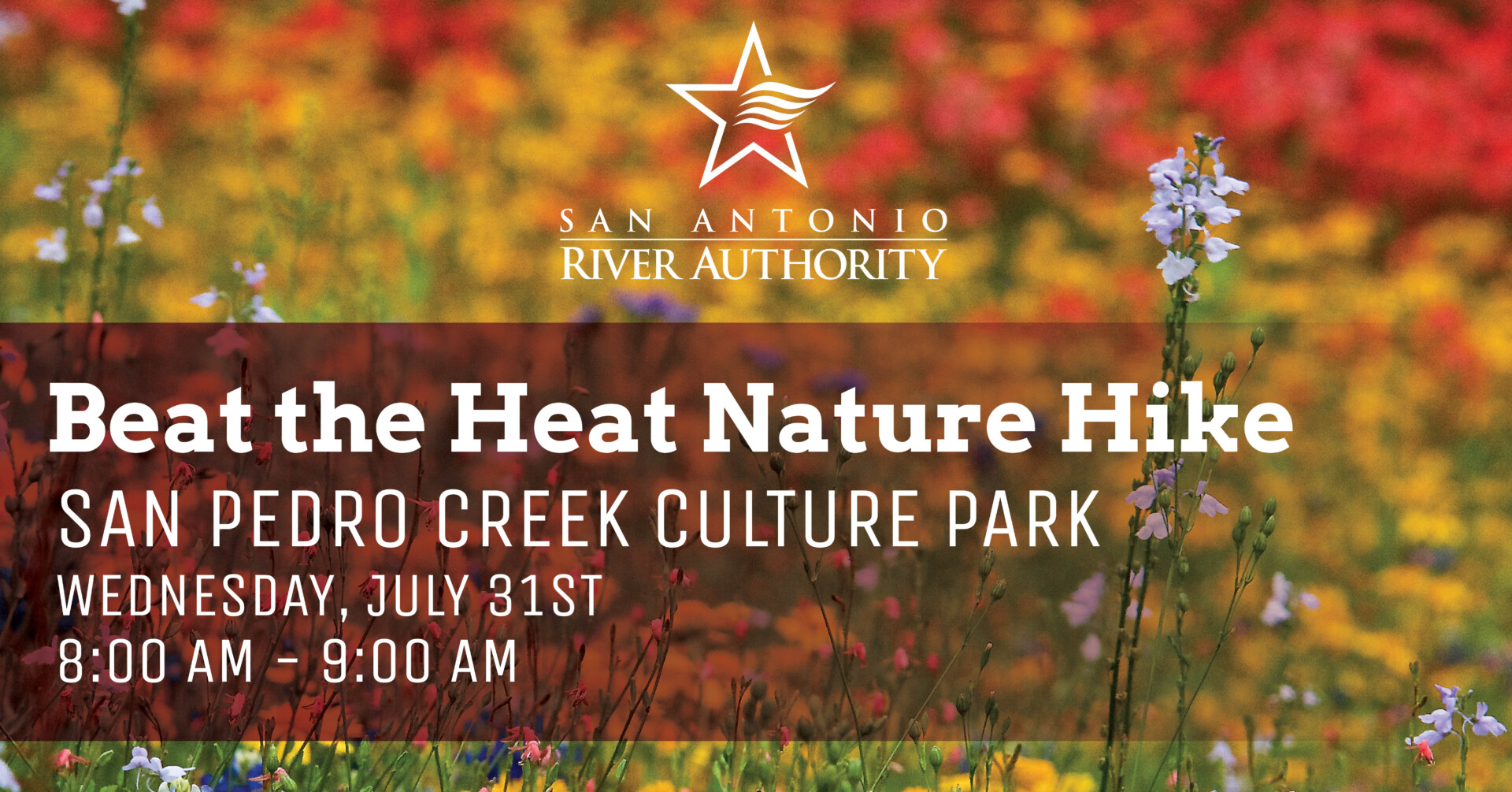 Beat the Heat Nature Hike at San Pedro Creek Culture Park July 31