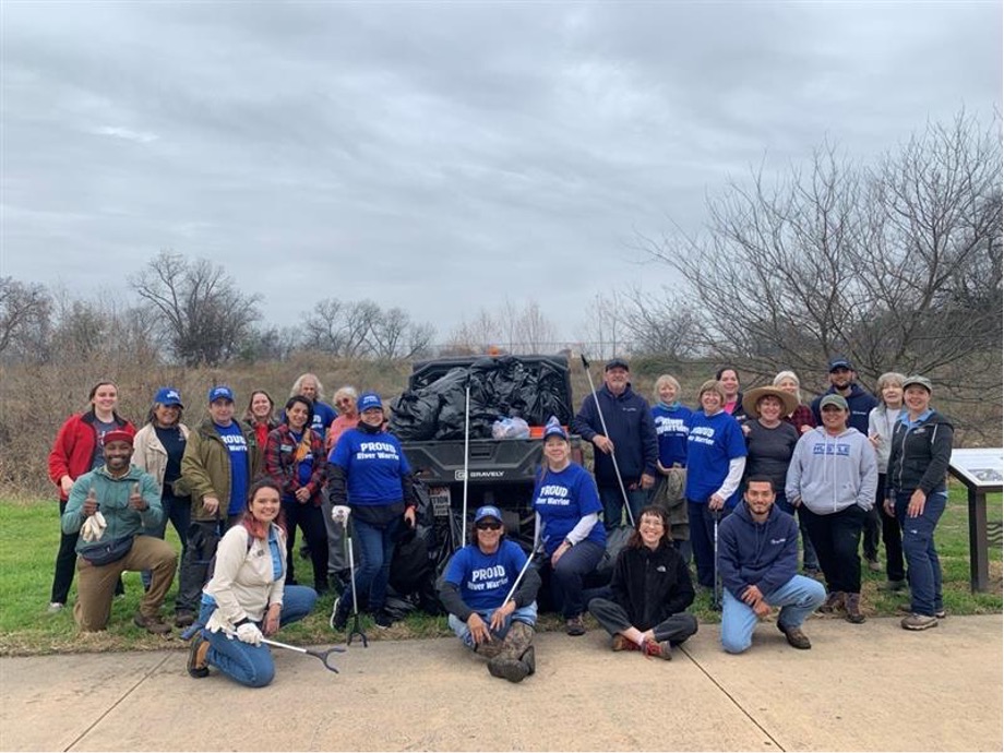 River Warriors gather together after a successful clean up