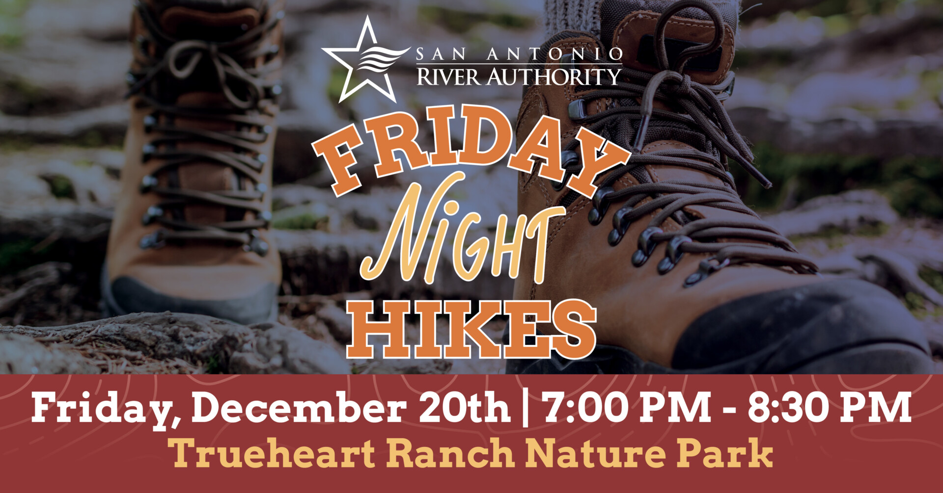 Friday Night Hikes - December 20 at Trueheart Ranch Nature Park