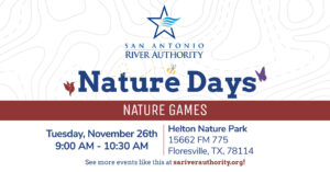 Nature Days - Nature Games Tuesday, November 26 from 9AM-10:30AM