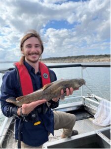 Austin Davis hold fish