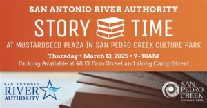 Story Time at Mustard Seed Plaza at San Pedro Creek Culture Park